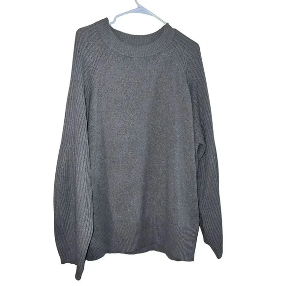 Ava & VIv tan size 3X Long Sleeve Crew Neck Comfy Preppy Norm Core  Streetwear - Picture 1 of 5